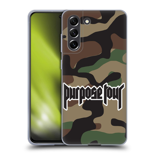 Justin Bieber Tour Merchandise Camouflage Soft Gel Case for Samsung Galaxy S21 FE 5G
