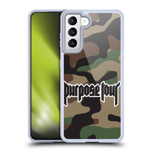 Justin Bieber Tour Merchandise Camouflage Soft Gel Case for Samsung Galaxy S21 5G