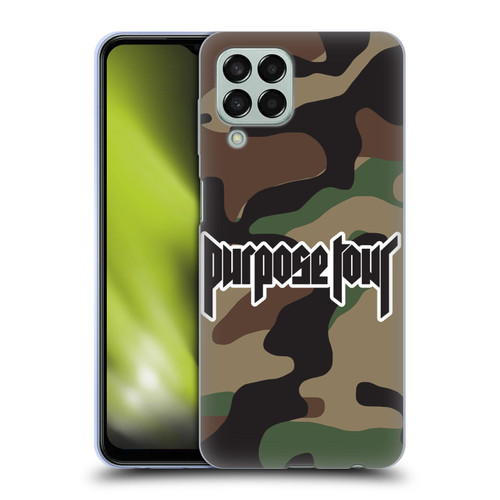 Justin Bieber Tour Merchandise Camouflage Soft Gel Case for Samsung Galaxy M33 (2022)
