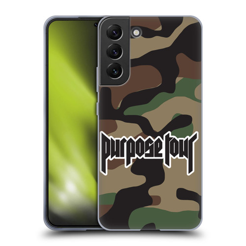 Justin Bieber Tour Merchandise Camouflage Soft Gel Case for Samsung Galaxy S22+ 5G