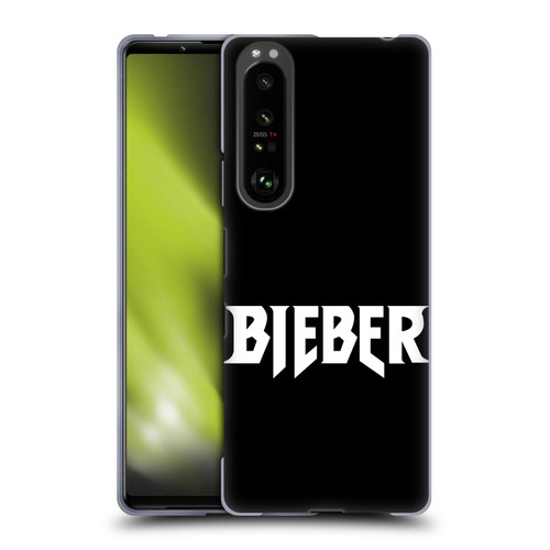 Justin Bieber Tour Merchandise Logo Name Soft Gel Case for Sony Xperia 1 III