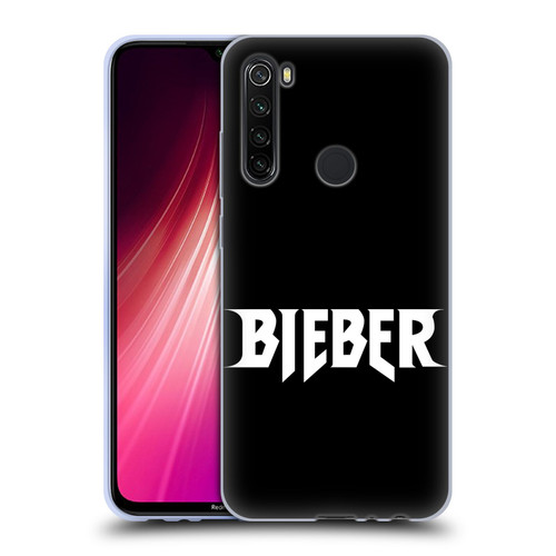 Justin Bieber Tour Merchandise Logo Name Soft Gel Case for Xiaomi Redmi Note 8T