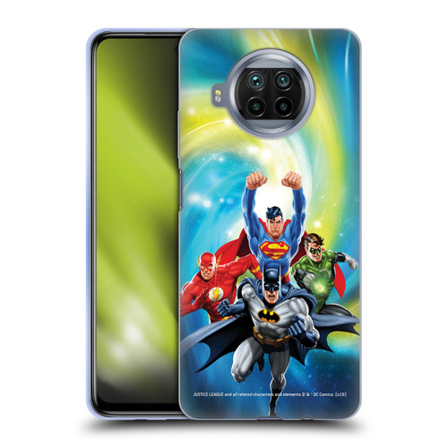 Justice League DC Comics Airbrushed Heroes Galaxy Soft Gel Case for Xiaomi Mi 10T Lite 5G
