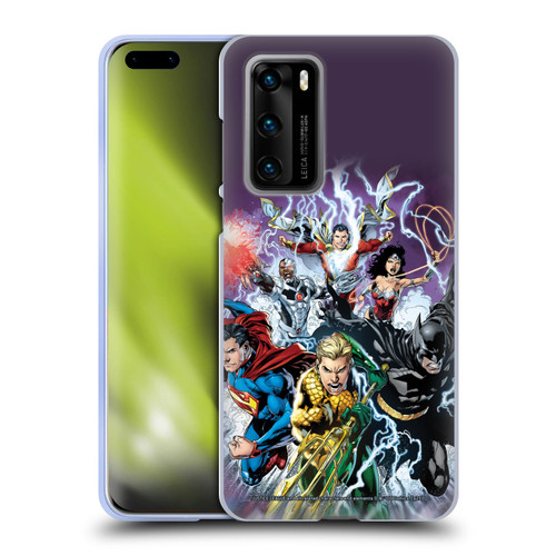 Justice League DC Comics Comic Book Covers New 52 #15 Soft Gel Case for Huawei P40 5G