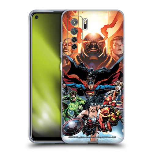 Justice League DC Comics Comic Book Covers #10 Darkseid War Soft Gel Case for Huawei Nova 7 SE/P40 Lite 5G