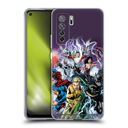 Justice League DC Comics Comic Book Covers New 52 #15 Soft Gel Case for Huawei Nova 7 SE/P40 Lite 5G