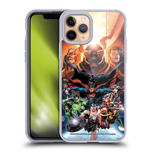 Justice League DC Comics Comic Book Covers #10 Darkseid War Soft Gel Case for Apple iPhone 11 Pro