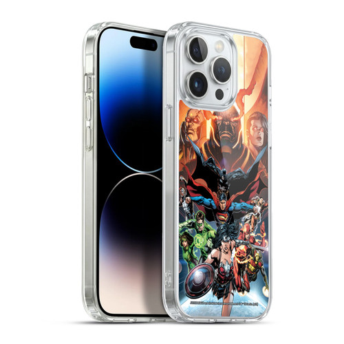 Justice League DC Comics Comic Book Covers #10 Darkseid War Soft Gel Case for Apple iPhone 13 Pro Max