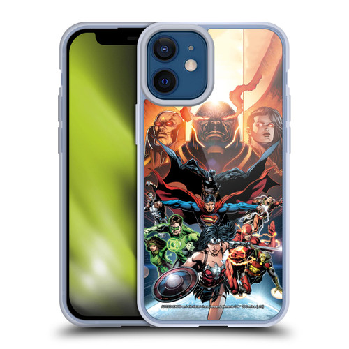 Justice League DC Comics Comic Book Covers #10 Darkseid War Soft Gel Case for Apple iPhone 12 Mini