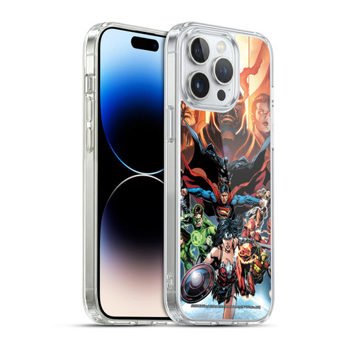 Justice League DC Comics Comic Book Covers #10 Darkseid War Soft Gel Case for Apple iPhone 14 Pro Max