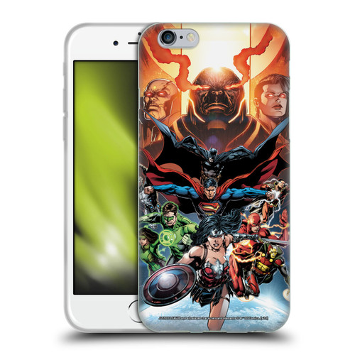 Justice League DC Comics Comic Book Covers #10 Darkseid War Soft Gel Case for Apple iPhone 6 / iPhone 6s