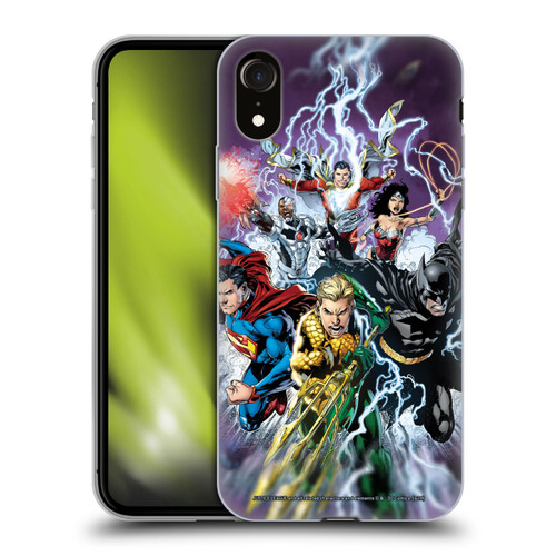 Justice League DC Comics Comic Book Covers New 52 #15 Soft Gel Case for Apple iPhone XR
