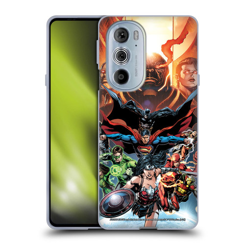 Justice League DC Comics Comic Book Covers #10 Darkseid War Soft Gel Case for Motorola Edge X30