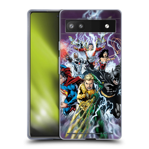 Justice League DC Comics Comic Book Covers New 52 #15 Soft Gel Case for Google Pixel 6a