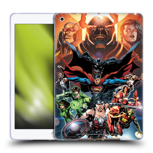 Justice League DC Comics Comic Book Covers #10 Darkseid War Soft Gel Case for Apple iPad 10.2 2019/2020/2021