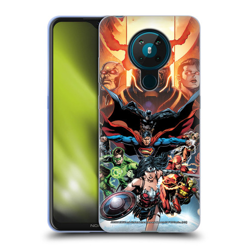 Justice League DC Comics Comic Book Covers #10 Darkseid War Soft Gel Case for Nokia 5.3