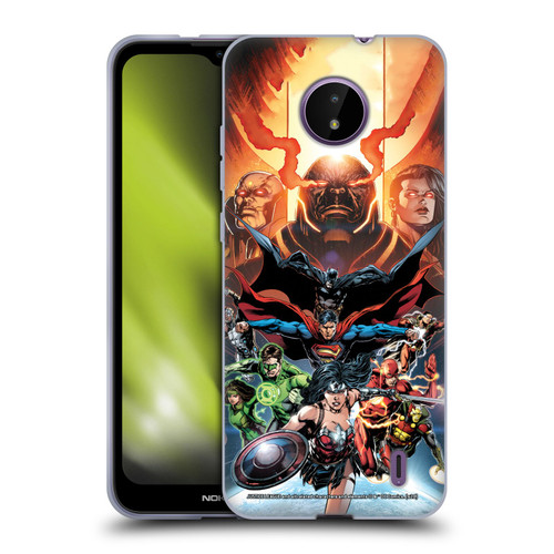 Justice League DC Comics Comic Book Covers #10 Darkseid War Soft Gel Case for Nokia C10 / C20