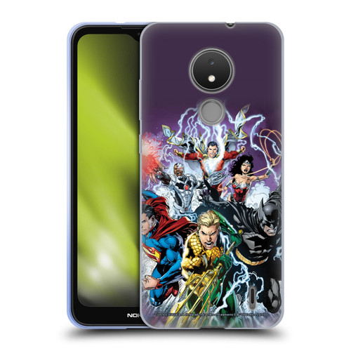 Justice League DC Comics Comic Book Covers New 52 #15 Soft Gel Case for Nokia C21