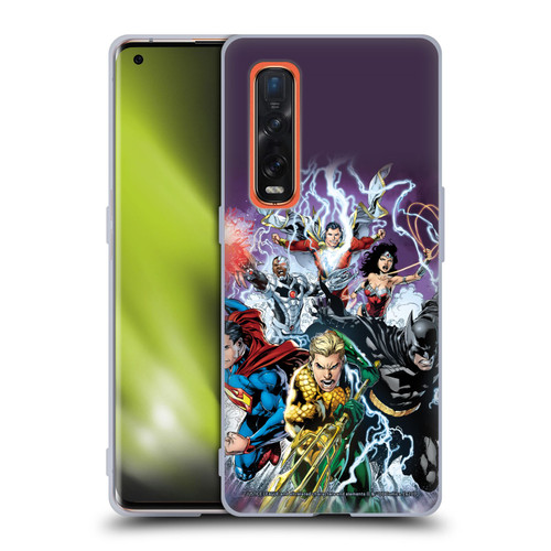 Justice League DC Comics Comic Book Covers New 52 #15 Soft Gel Case for OPPO Find X2 Pro 5G