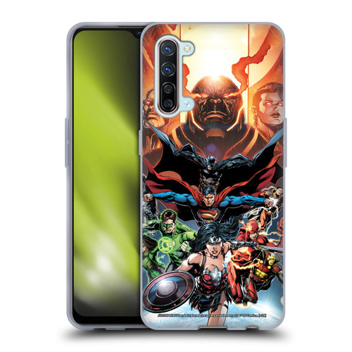 Justice League DC Comics Comic Book Covers #10 Darkseid War Soft Gel Case for OPPO Find X2 Lite 5G