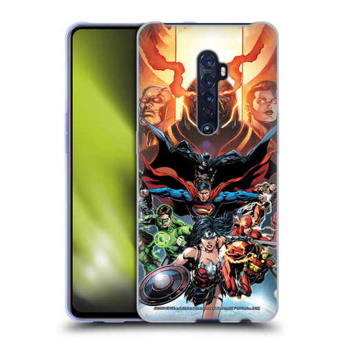 Justice League DC Comics Comic Book Covers #10 Darkseid War Soft Gel Case for OPPO Reno 2