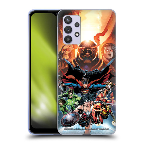 Justice League DC Comics Comic Book Covers #10 Darkseid War Soft Gel Case for Samsung Galaxy A32 5G / M32 5G (2021)