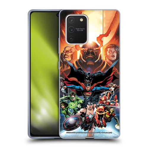 Justice League DC Comics Comic Book Covers #10 Darkseid War Soft Gel Case for Samsung Galaxy S10 Lite