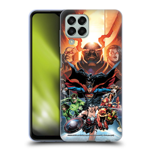 Justice League DC Comics Comic Book Covers #10 Darkseid War Soft Gel Case for Samsung Galaxy M33 (2022)