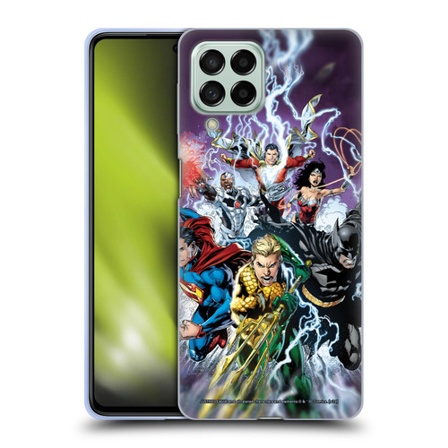 Justice League DC Comics Comic Book Covers New 52 #15 Soft Gel Case for Samsung Galaxy M53 (2022)