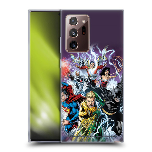 Justice League DC Comics Comic Book Covers New 52 #15 Soft Gel Case for Samsung Galaxy Note20 Ultra / 5G