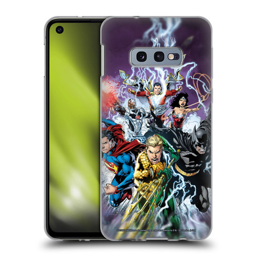 Justice League DC Comics Comic Book Covers New 52 #15 Soft Gel Case for Samsung Galaxy S10e