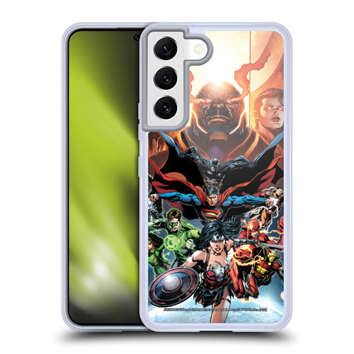 Justice League DC Comics Comic Book Covers #10 Darkseid War Soft Gel Case for Samsung Galaxy S22 5G