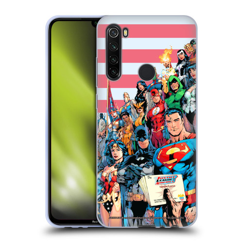 Justice League DC Comics Comic Book Covers Of America #1 Soft Gel Case for Xiaomi Redmi Note 8T