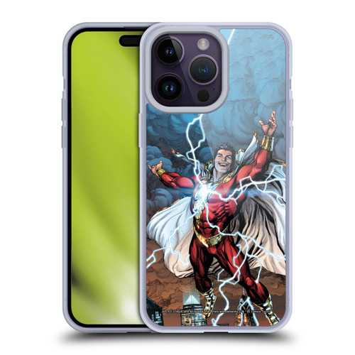 Justice League DC Comics Shazam Comic Book Art Issue #1 Variant 2019 Soft Gel Case for Apple iPhone 14 Pro Max