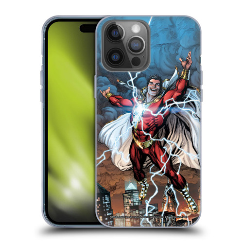 Justice League DC Comics Shazam Comic Book Art Issue #1 Variant 2019 Soft Gel Case for Apple iPhone 14 Pro Max