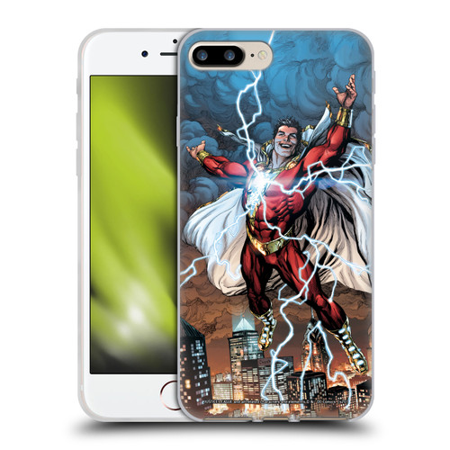 Justice League DC Comics Shazam Comic Book Art Issue #1 Variant 2019 Soft Gel Case for Apple iPhone 7 Plus / iPhone 8 Plus