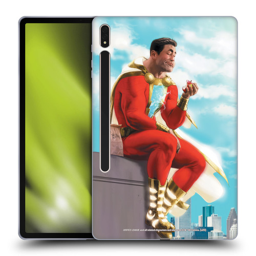 Justice League DC Comics Shazam Comic Book Art Issue #9 Variant 2019 Soft Gel Case for Samsung Galaxy Tab S8 Plus
