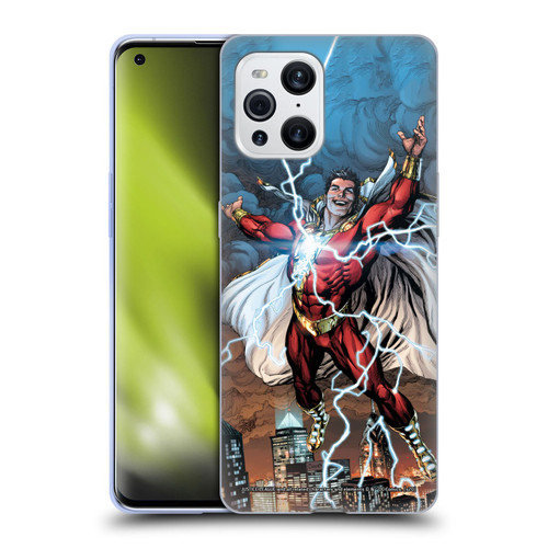 Justice League DC Comics Shazam Comic Book Art Issue #1 Variant 2019 Soft Gel Case for OPPO Find X3 / Pro