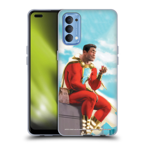 Justice League DC Comics Shazam Comic Book Art Issue #9 Variant 2019 Soft Gel Case for OPPO Reno 4 5G