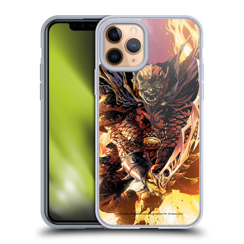 Justice League DC Comics Dark Comic Art Etrigan Demon Knights Soft Gel Case for Apple iPhone 11 Pro