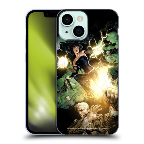 Justice League DC Comics Dark Comic Art Constantine and Zatanna Soft Gel Case for Apple iPhone 13 Mini