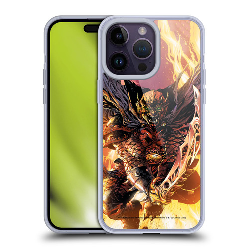 Justice League DC Comics Dark Comic Art Etrigan Demon Knights Soft Gel Case for Apple iPhone 14 Pro Max