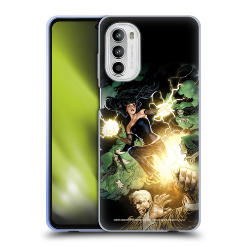 Justice League DC Comics Dark Comic Art Constantine and Zatanna Soft Gel Case for Motorola Moto G52