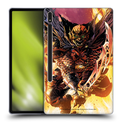Justice League DC Comics Dark Comic Art Etrigan Demon Knights Soft Gel Case for Samsung Galaxy Tab S8 Plus