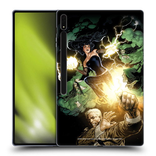 Justice League DC Comics Dark Comic Art Constantine and Zatanna Soft Gel Case for Samsung Galaxy Tab S8 Ultra