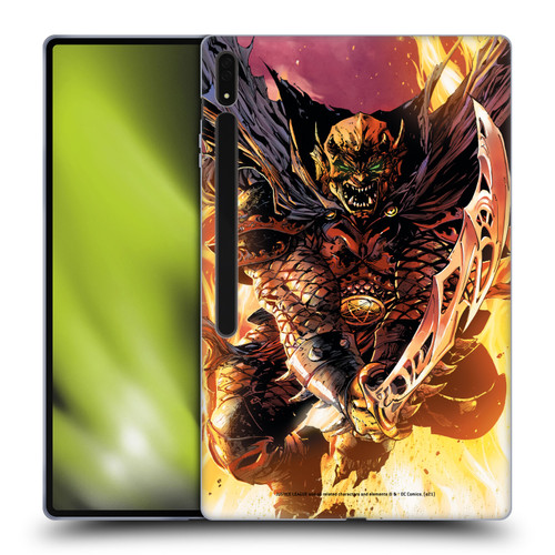 Justice League DC Comics Dark Comic Art Etrigan Demon Knights Soft Gel Case for Samsung Galaxy Tab S8 Ultra
