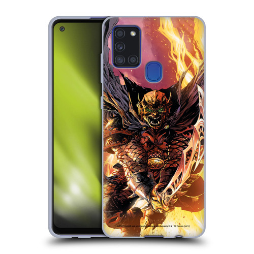 Justice League DC Comics Dark Comic Art Etrigan Demon Knights Soft Gel Case for Samsung Galaxy A21s (2020)