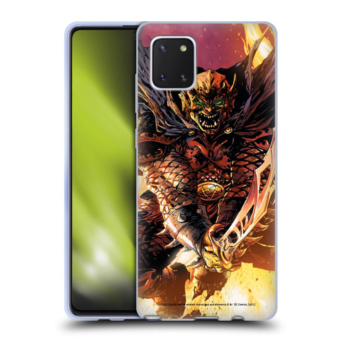 Justice League DC Comics Dark Comic Art Etrigan Demon Knights Soft Gel Case for Samsung Galaxy Note10 Lite