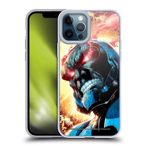 Justice League DC Comics Darkseid Comic Art New 52 #6 Cover Soft Gel Case for Apple iPhone 12 Pro Max
