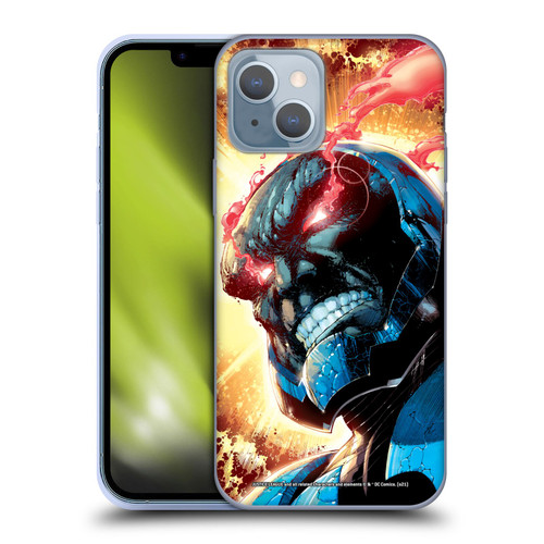 Justice League DC Comics Darkseid Comic Art New 52 #6 Cover Soft Gel Case for Apple iPhone 14